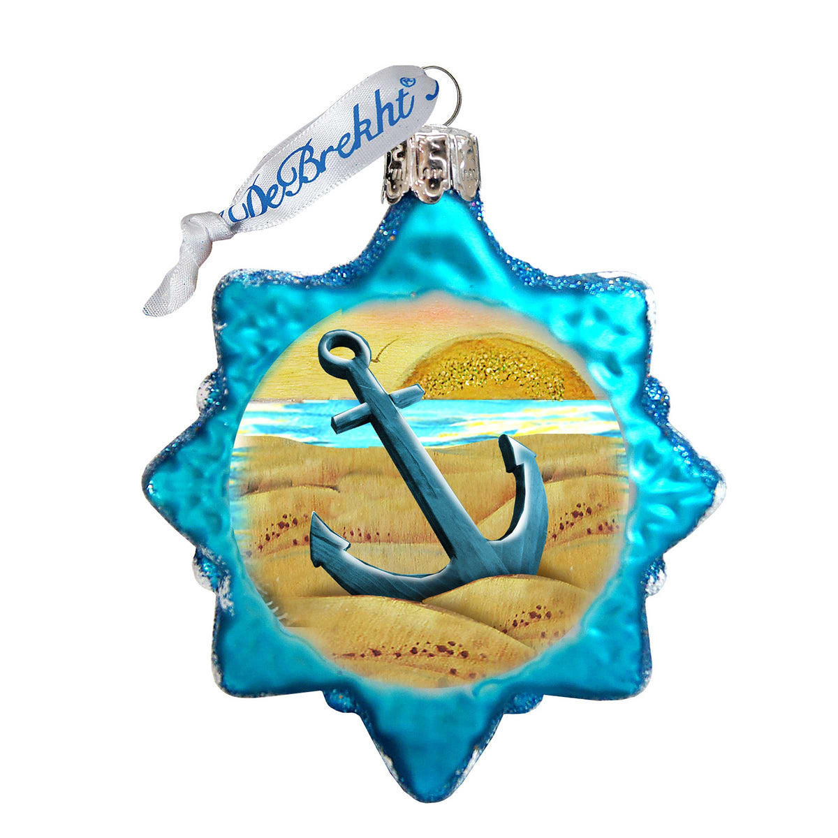 Coastal Mercury Glass Ornament by G. DeBrekht - Coastal Holiday Decor - 775484