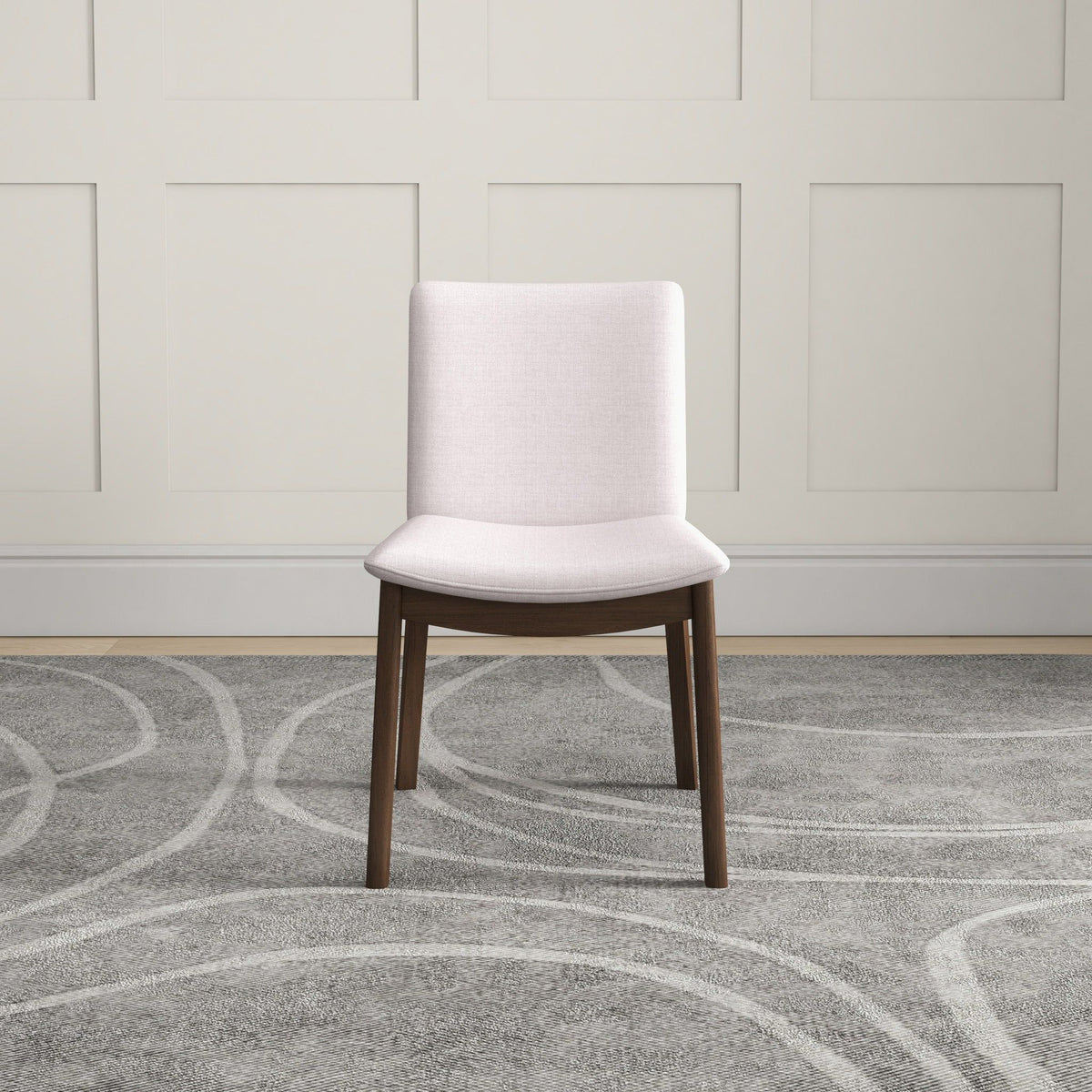 Laura - Mid-Century Modern Solid Wood Dining Chair (Set of 2)