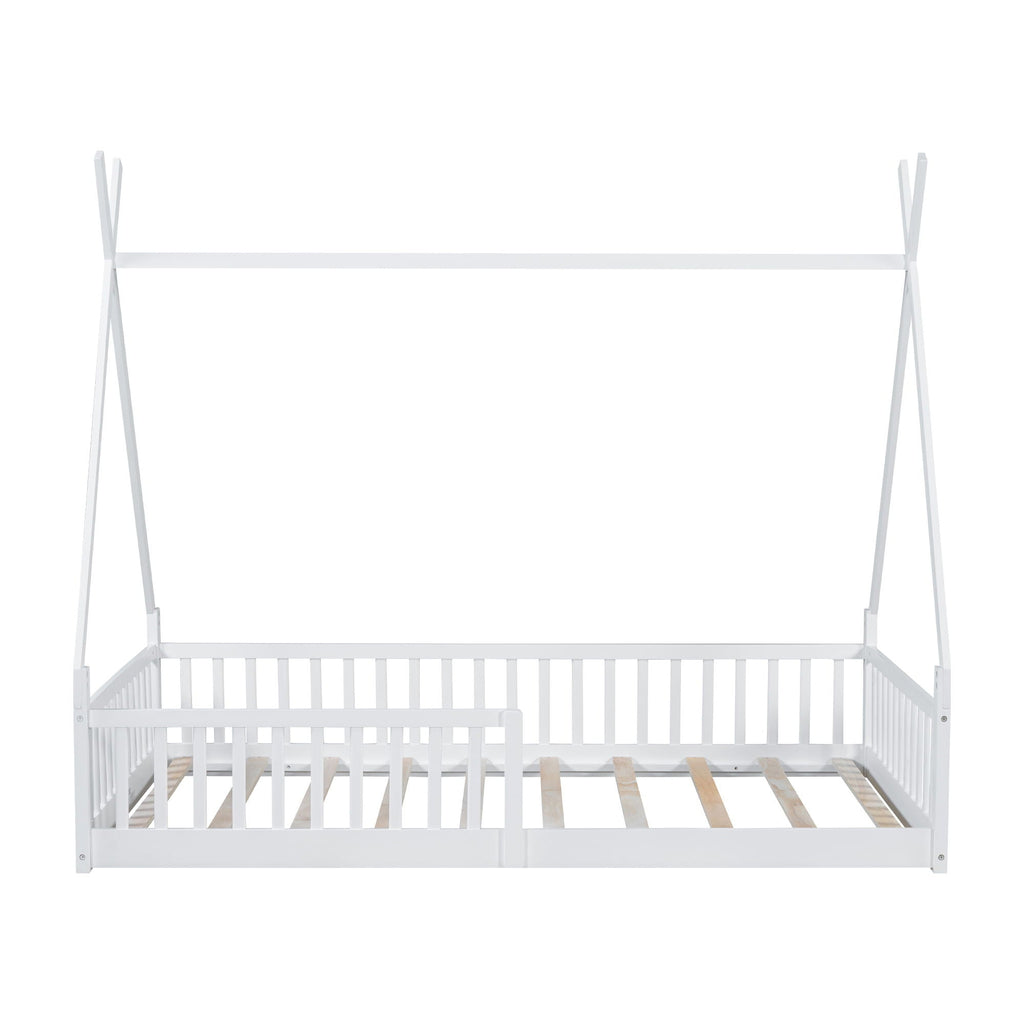 House Shaped Design Bed With Fence