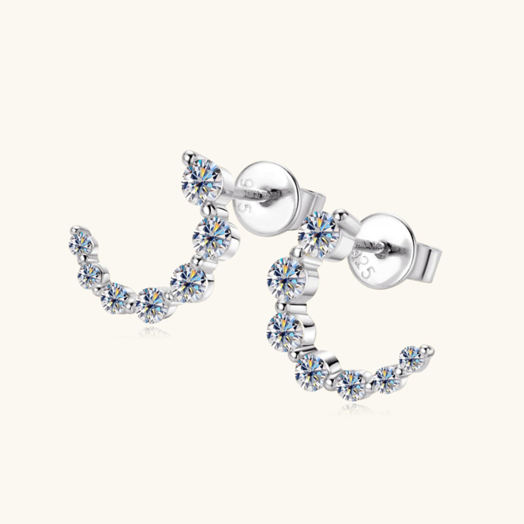 Pure Sterling Silver Inlaid Sparkala™ Stud Earrings