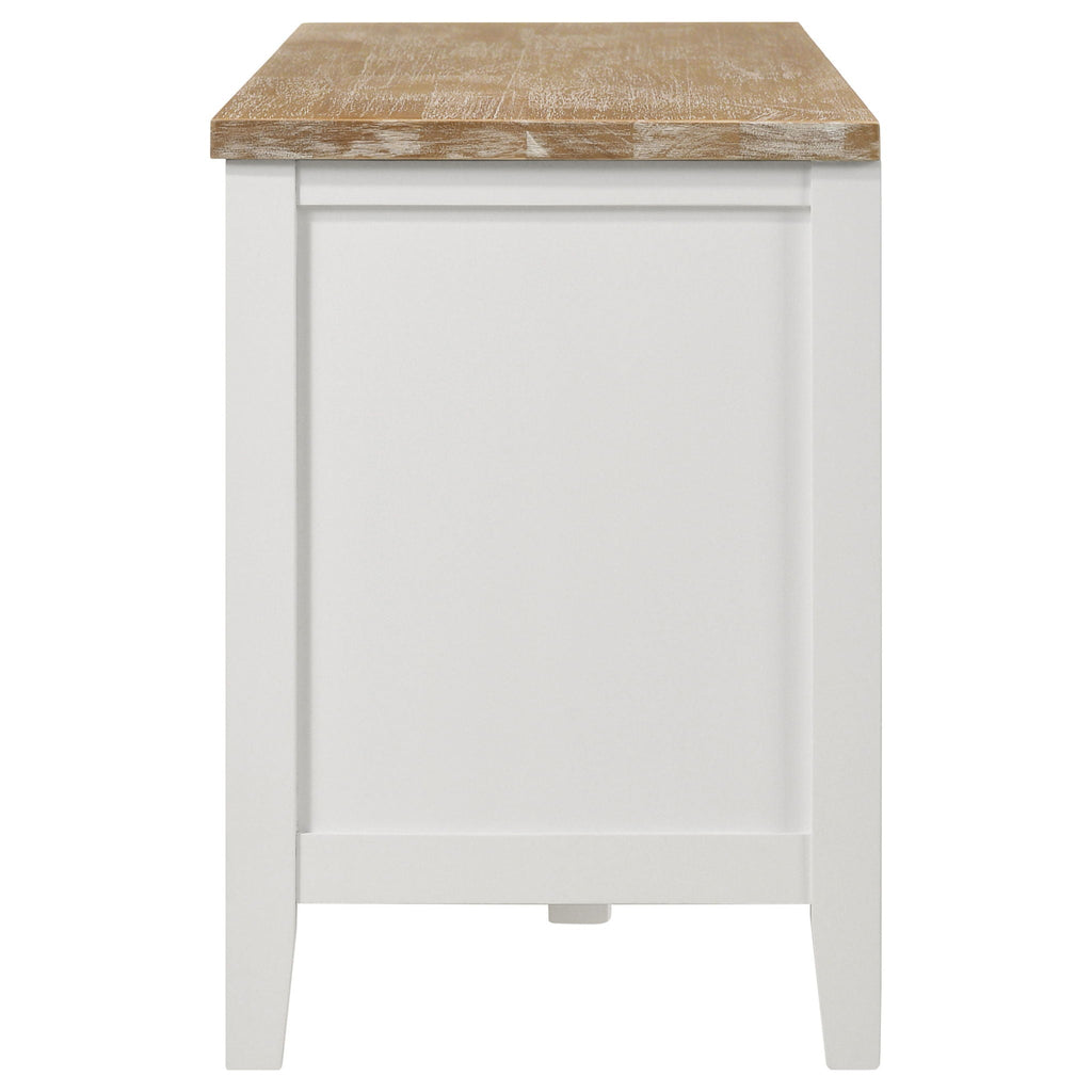 Evanston - 2 Door Stand - White
