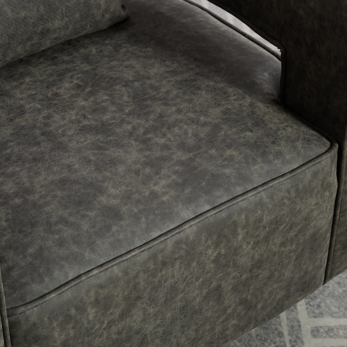 29.1"W Swivel Accent Open Back Barrel Chair