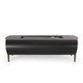 Vernon Rectangle Fire Pit 50,000 BTU - Dark Gray