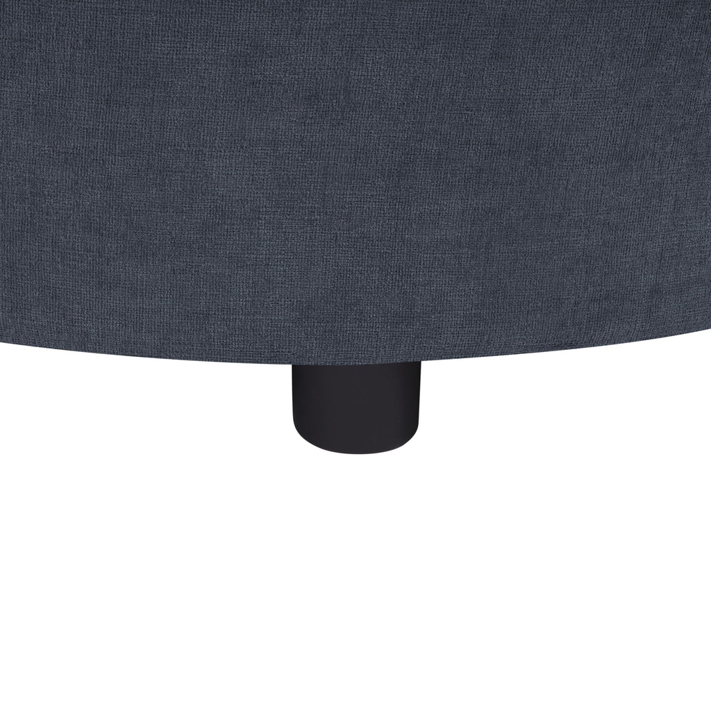 Modern L-Shaped Sectional Sofa With Curved Chaise, USB Ports, And Side Storage Pockets