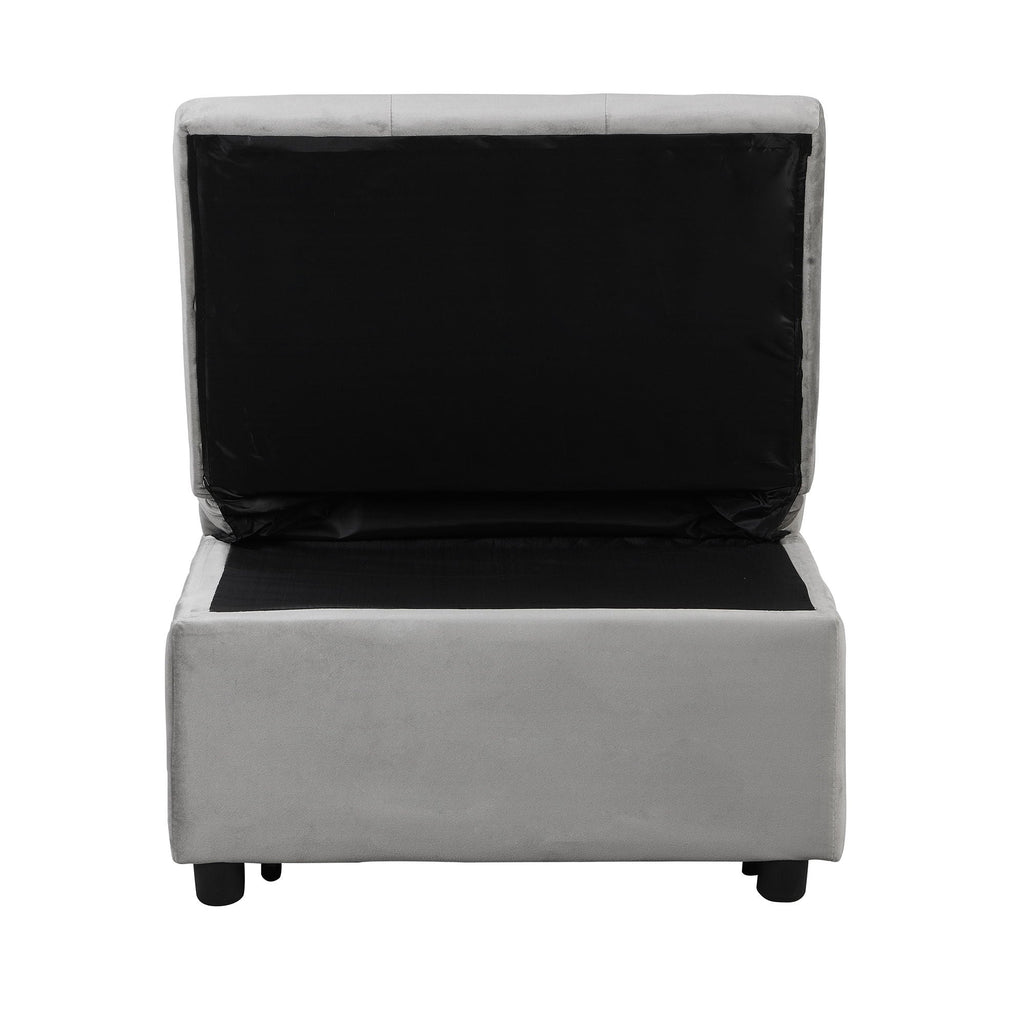 Versatile Folding Ottoman Sofa Bed Multifunctional Space Saver