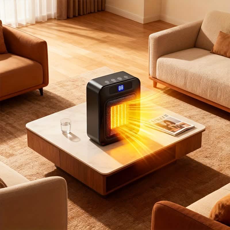Space Heater for Indoor Use – 1500W Ceramic with Remote & Timer
