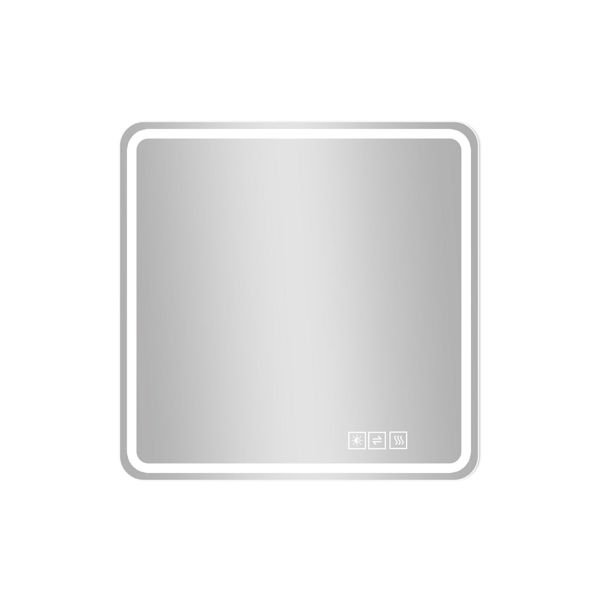 LED Bathroom Mirror with Anti-Fog, Rust Resistance, and Tri-Color Lighting