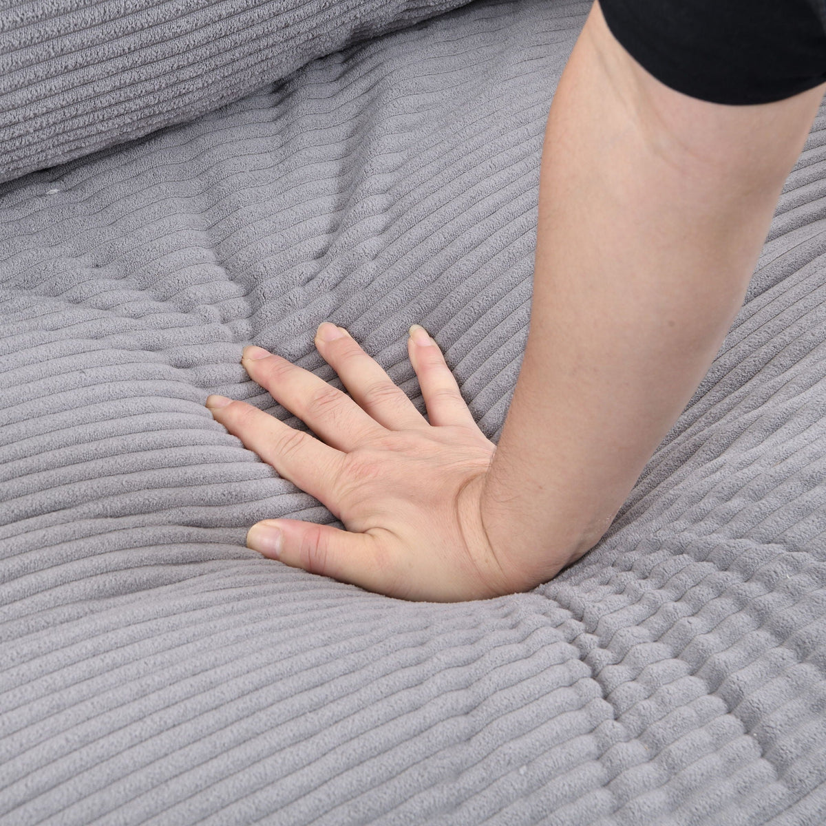 Modern Upholstered Resilience Three Seater Sofa