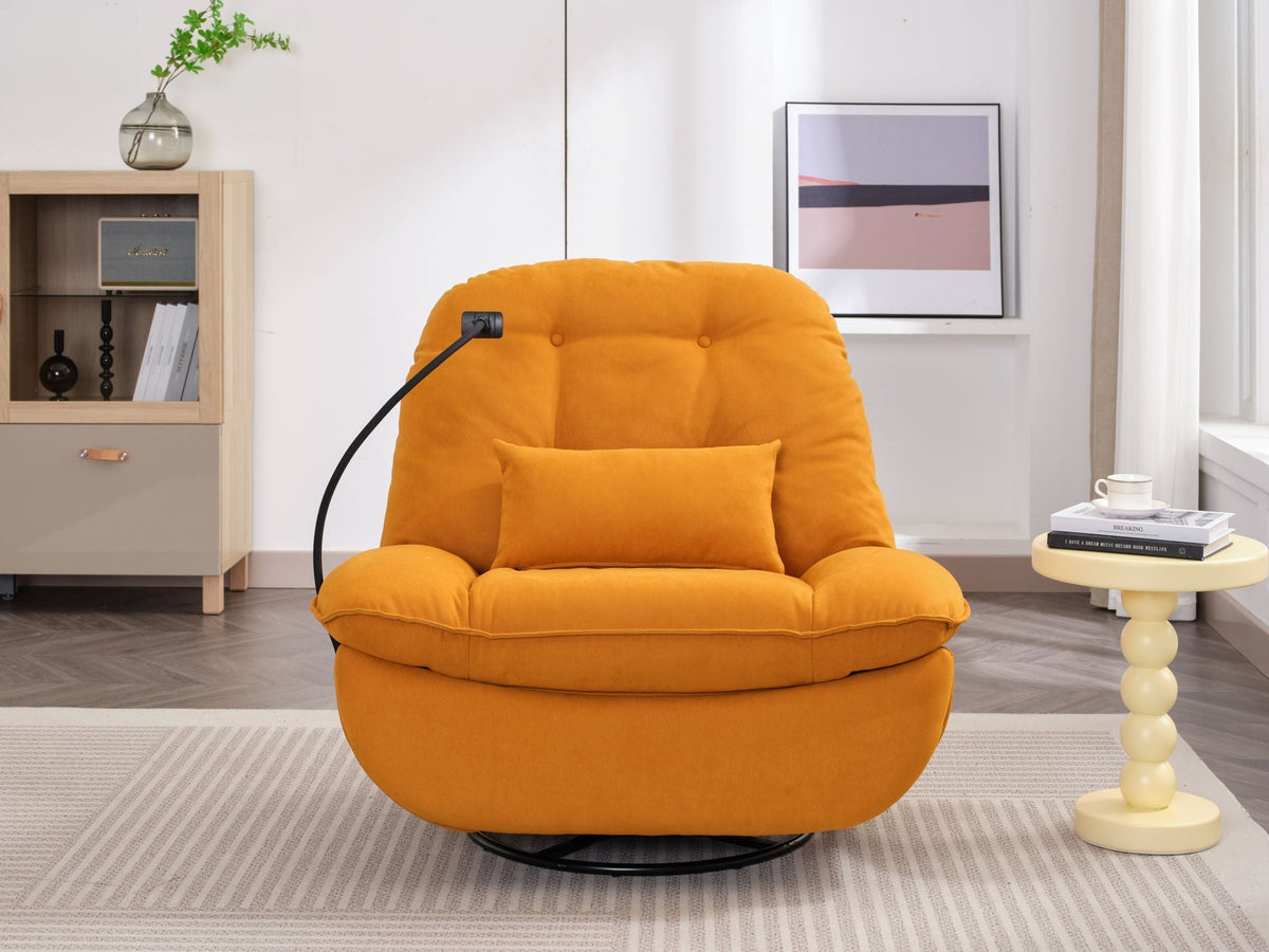 Power Recliner Swivel Glider USB Charger With tooth Music Player, Sleep, Working, Game And Leisure