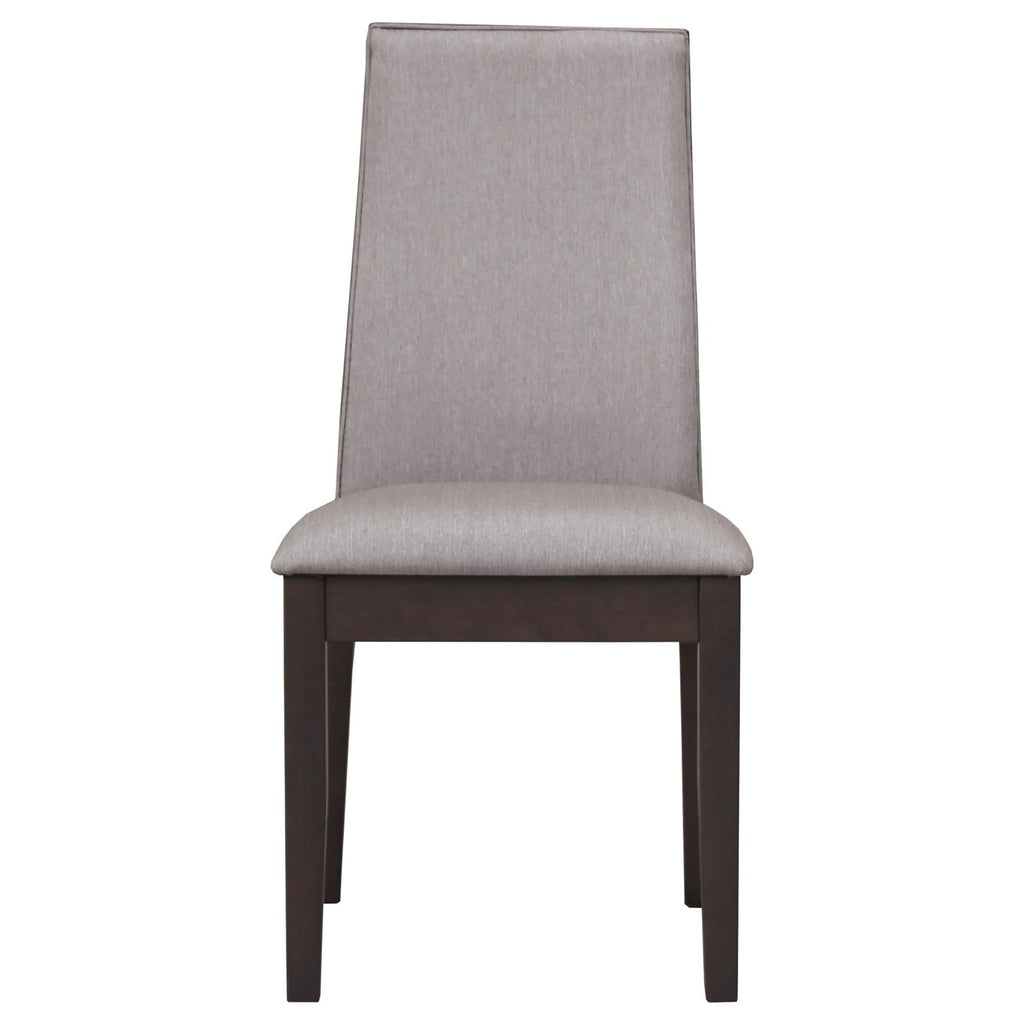 Upholstered Dining Chair (Set of 2) - Taupe / Brown