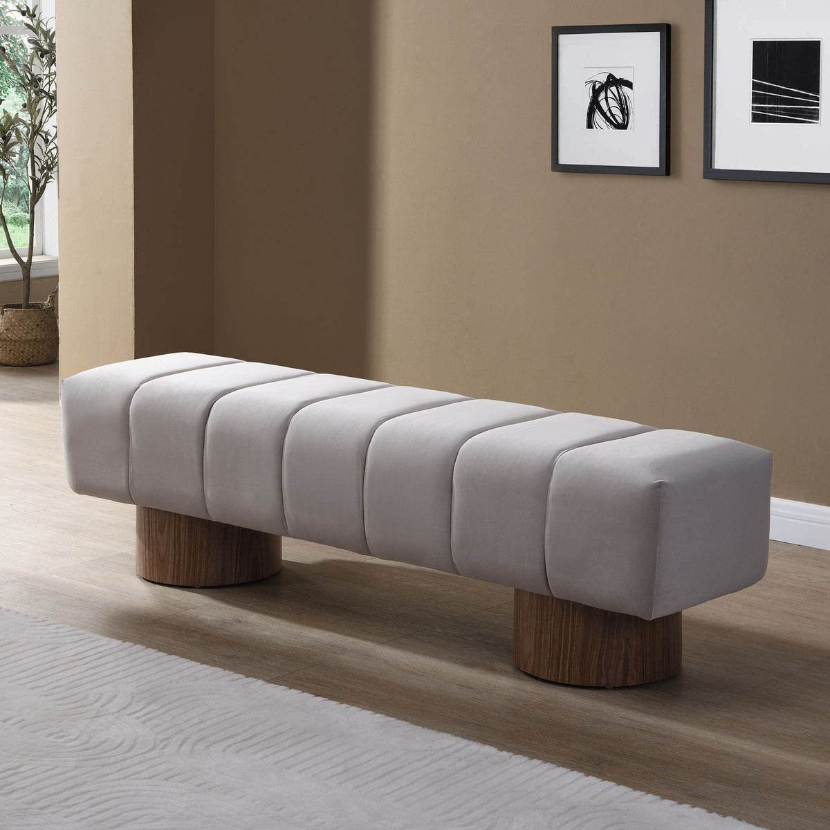 Upholstered Dining Bench For Dining Room