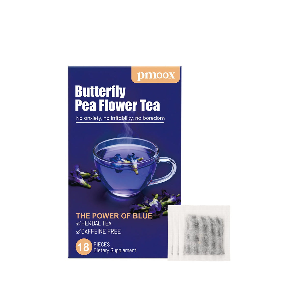 Natural Butterfly Pea Flower Tea – Whole Dried Clitoria Ternatea (Color-Changing Blue Tea)