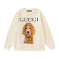 GUCCI Beige Cotton Jersey Sweatshirt New & Authentic