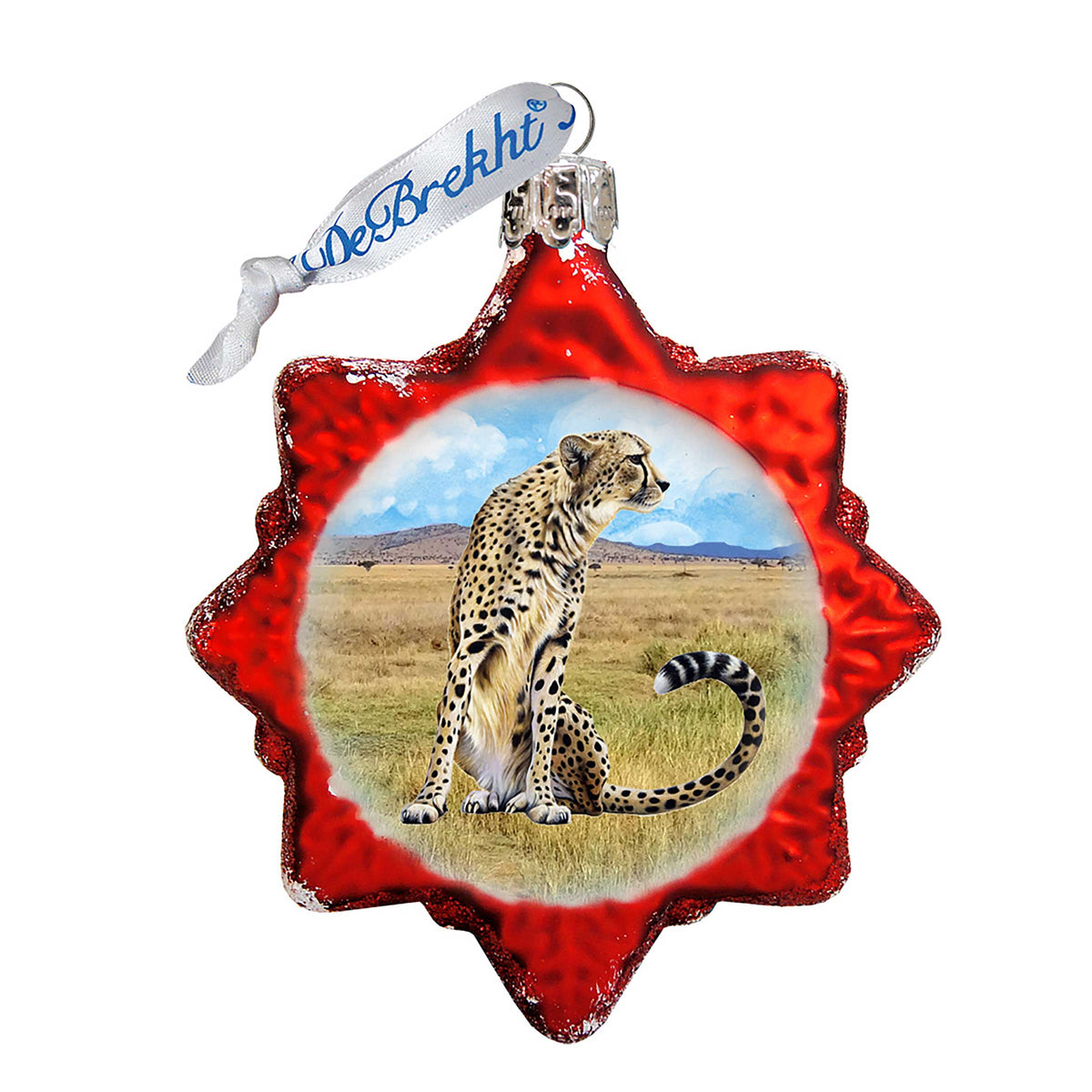 Japer Mercury Glass Ornament by G. DeBrekht - Wildlife Holiday Decor - 771040