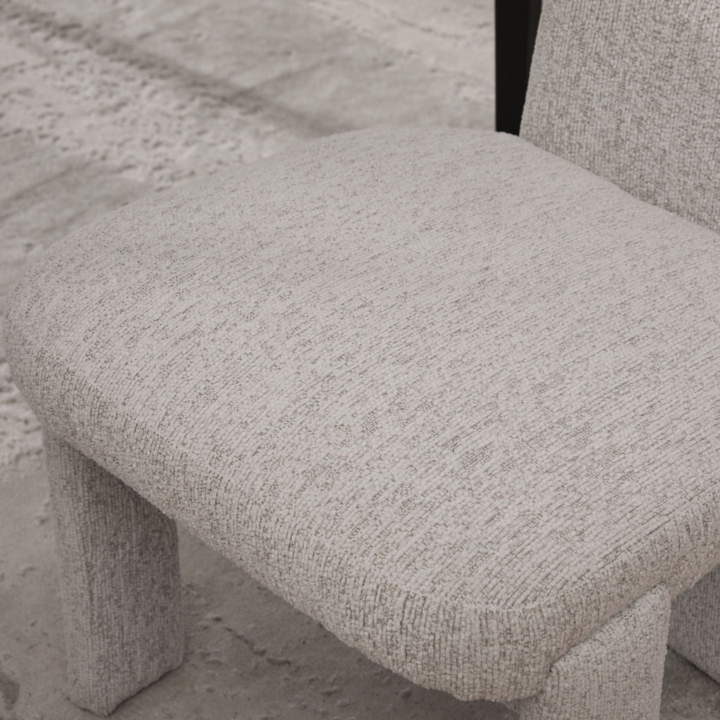 Armless Curved Back Accent Chairs