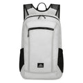 AZELA Lightweight Hiking Backpack, White Outdoor Travel Daypack With Multiple Pockets, Breathable Mesh Straps, Durable Casual Backpack For Men Women Camping Trekking