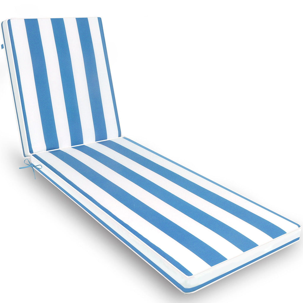 2 Pieces Set Outdoor Lounge Chair Cushion Replacement Patio Furniture Seat