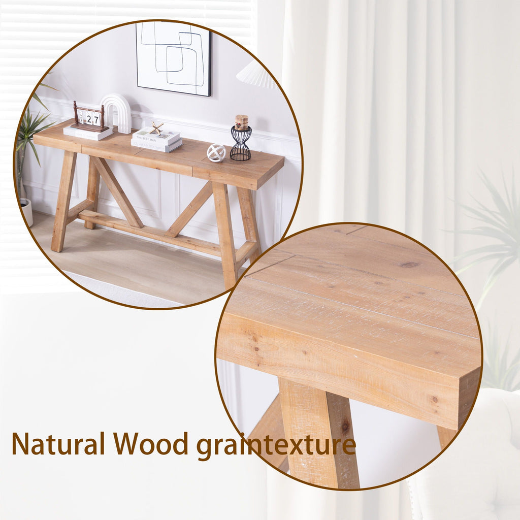 A-Frame Console Table - Natural