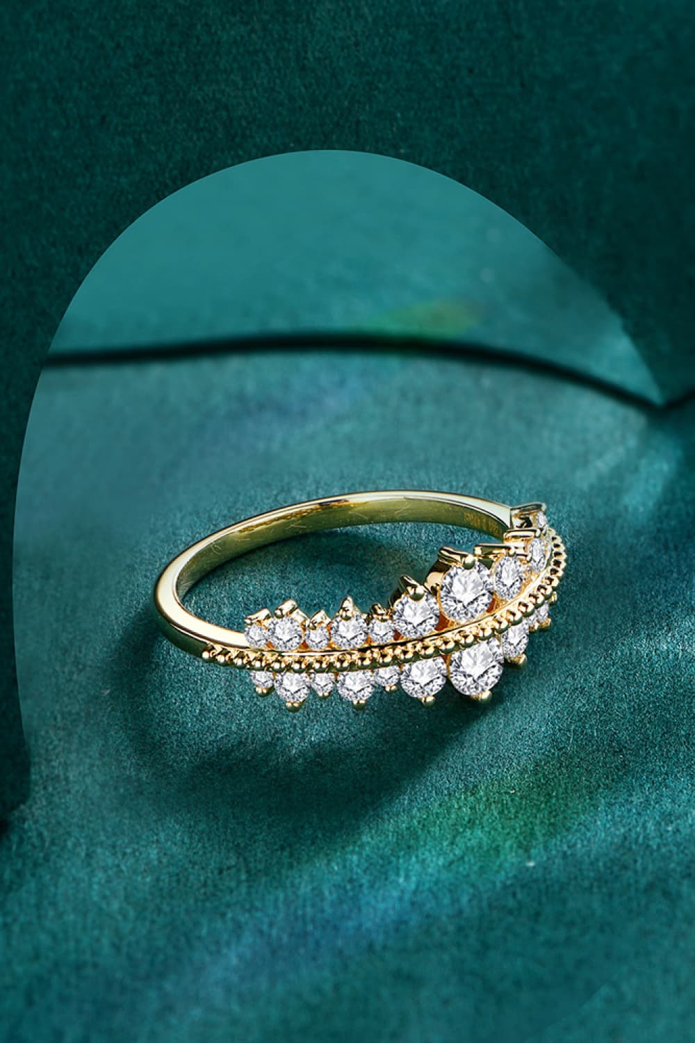 Sparkala™ Pure 18K Gold Plated Pure Sterling Silver Ring