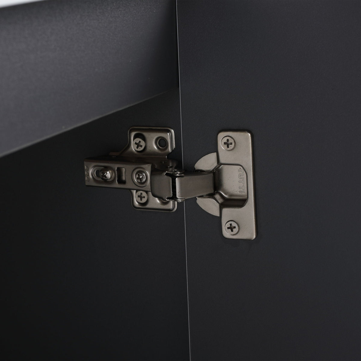 Contemporary Wall Mounted Bathroom Vanity With Resin Double Sink