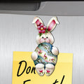 Bunny Hugs Shaped Refrigerator Magnets Set of 3 by Jamie Mills-Price