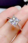 5 Carat Princess-Cut Sparkala™ Solitaire Ring (Platinum Over Pure Sterling Silver)