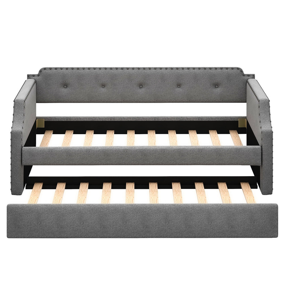 Upholstered Daybed With Trundle