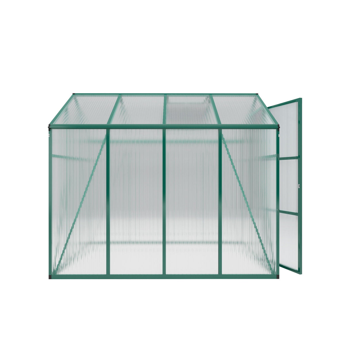 Polycarbonate Walk-In house, Raised Base For Outdoor In All Season