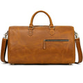 Retro Crazy Horse Leather Travel Bag Large Capacity