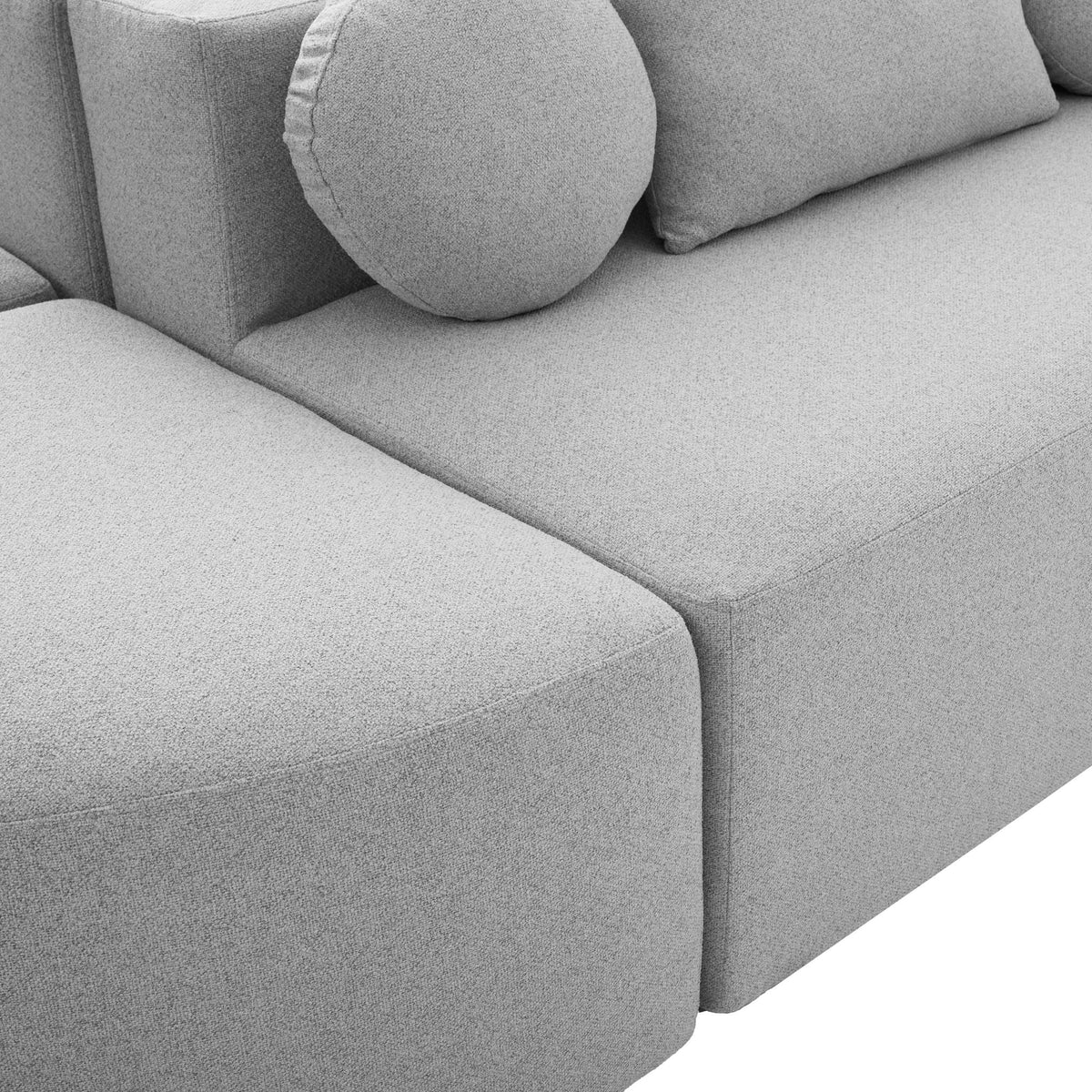 Boneless - Couch Modular Sectional Sofa With Deep Seating And Curved Design