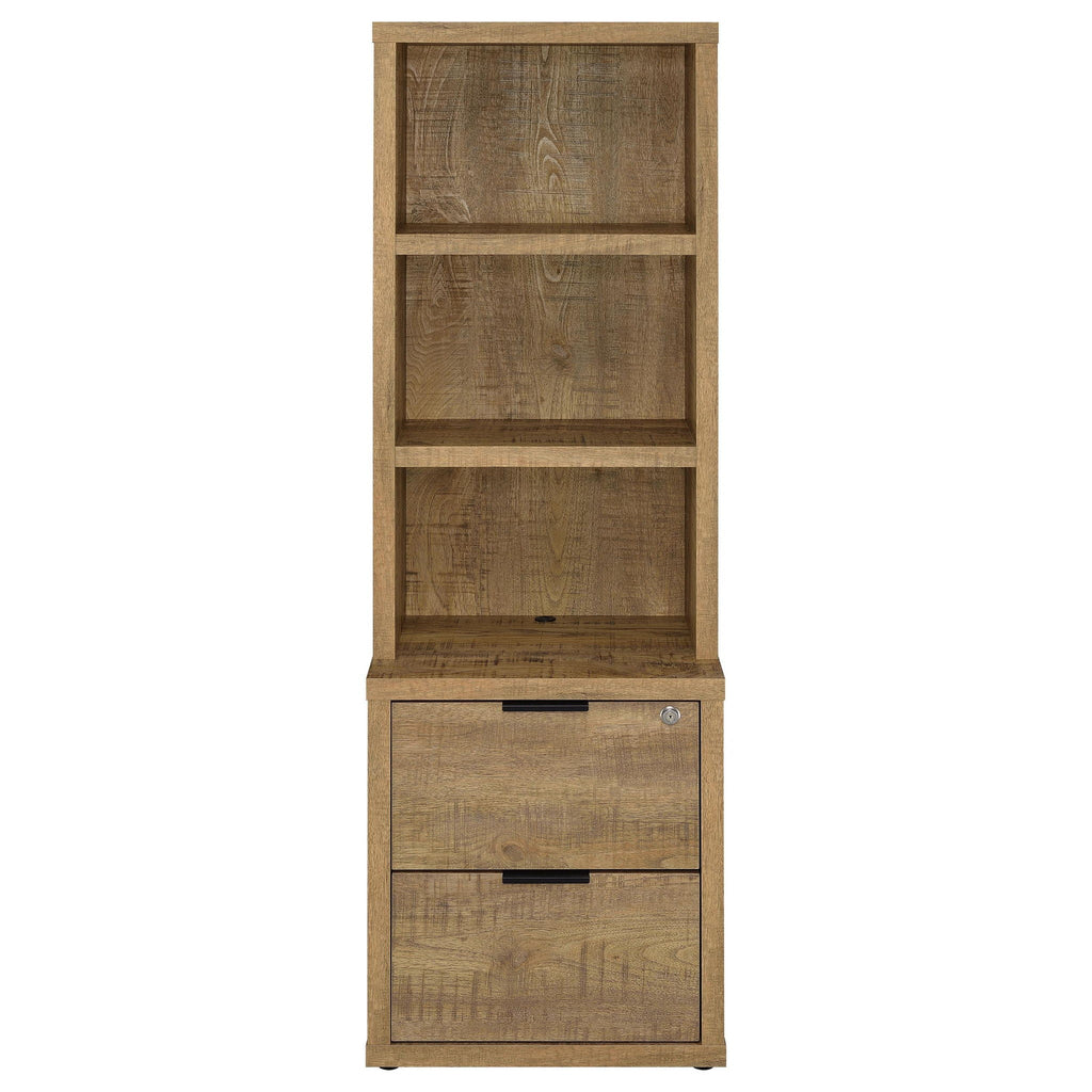 Geary - 3 Piece Wall Unit Bookcase Set With USB Storage