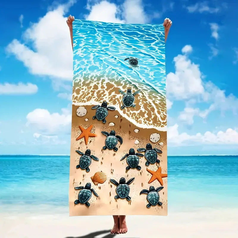 Creative Printing Microfiber Beach Towel