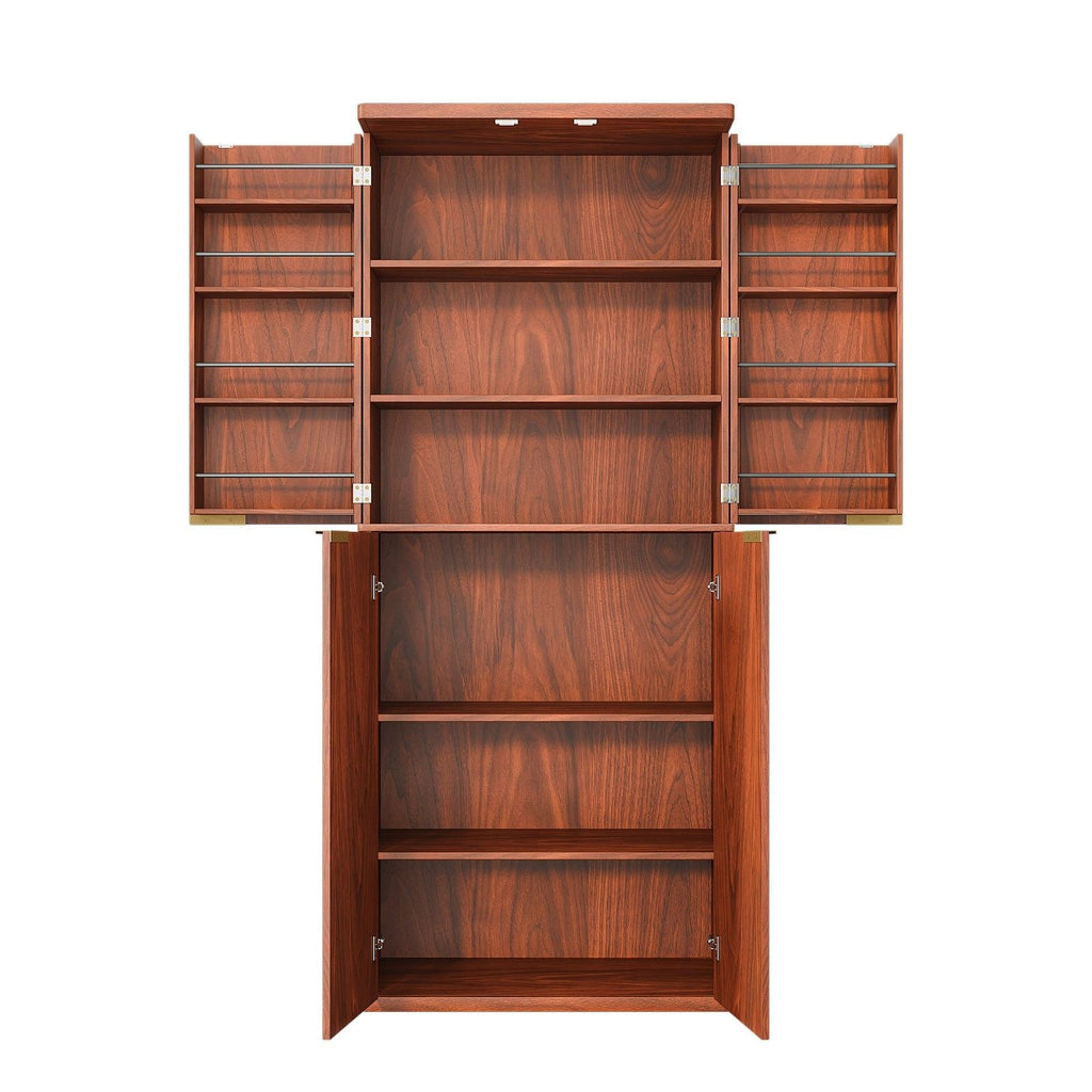 Kitchen Pantry Cabinet With 6 Doors