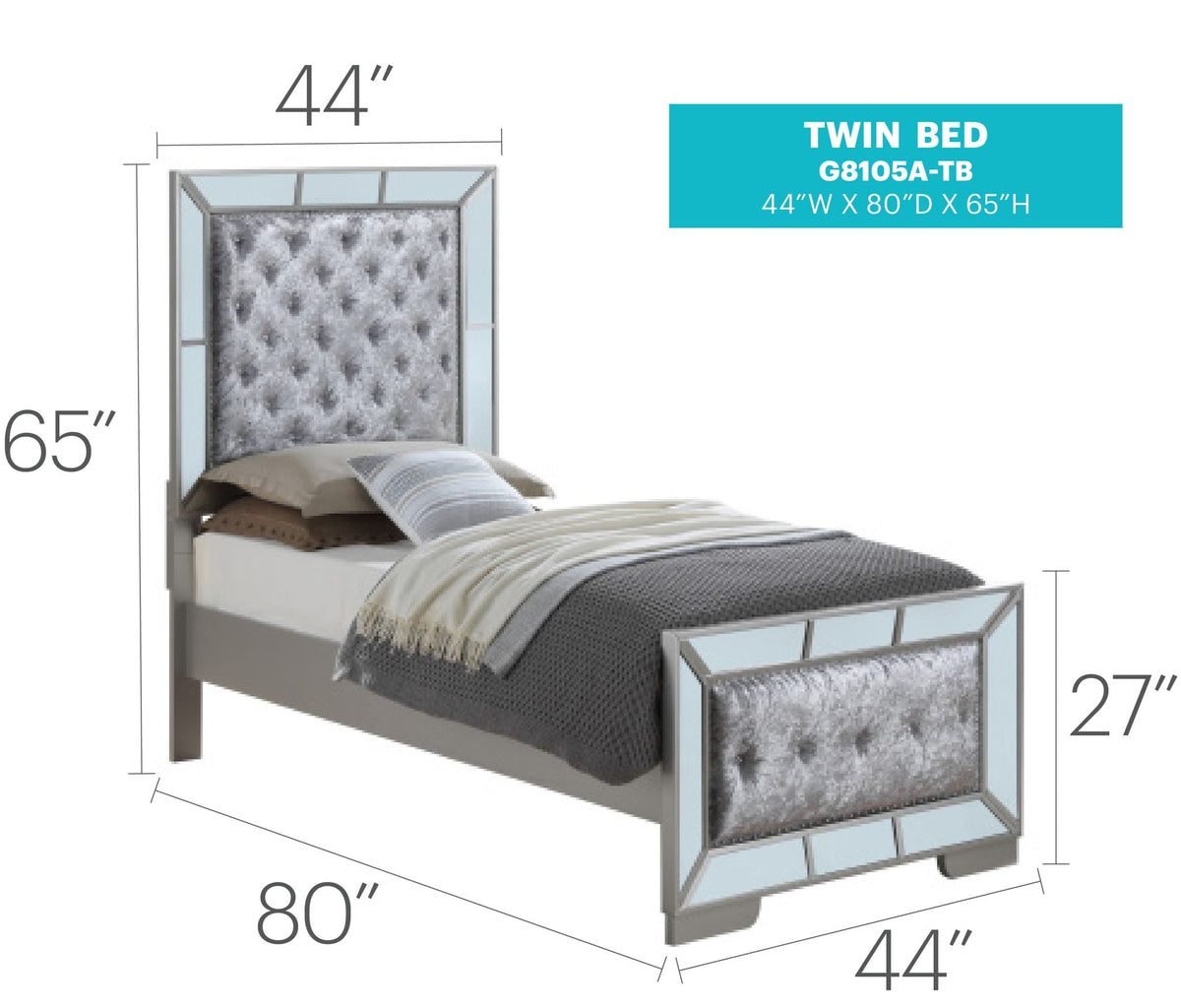 Stylish Contemporary Bed With Minimalist Design