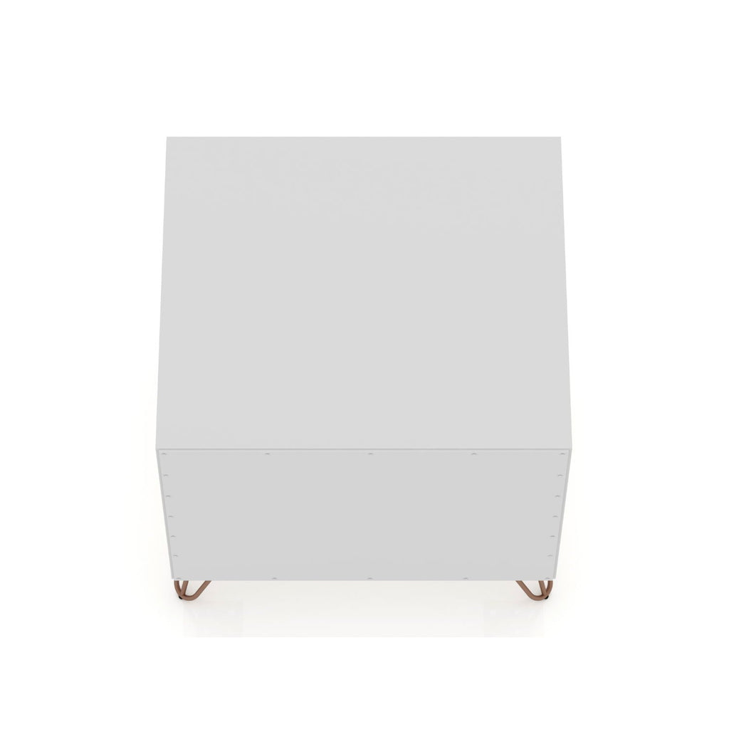 Rockefeller - Nightstand With 2 Drawers - White