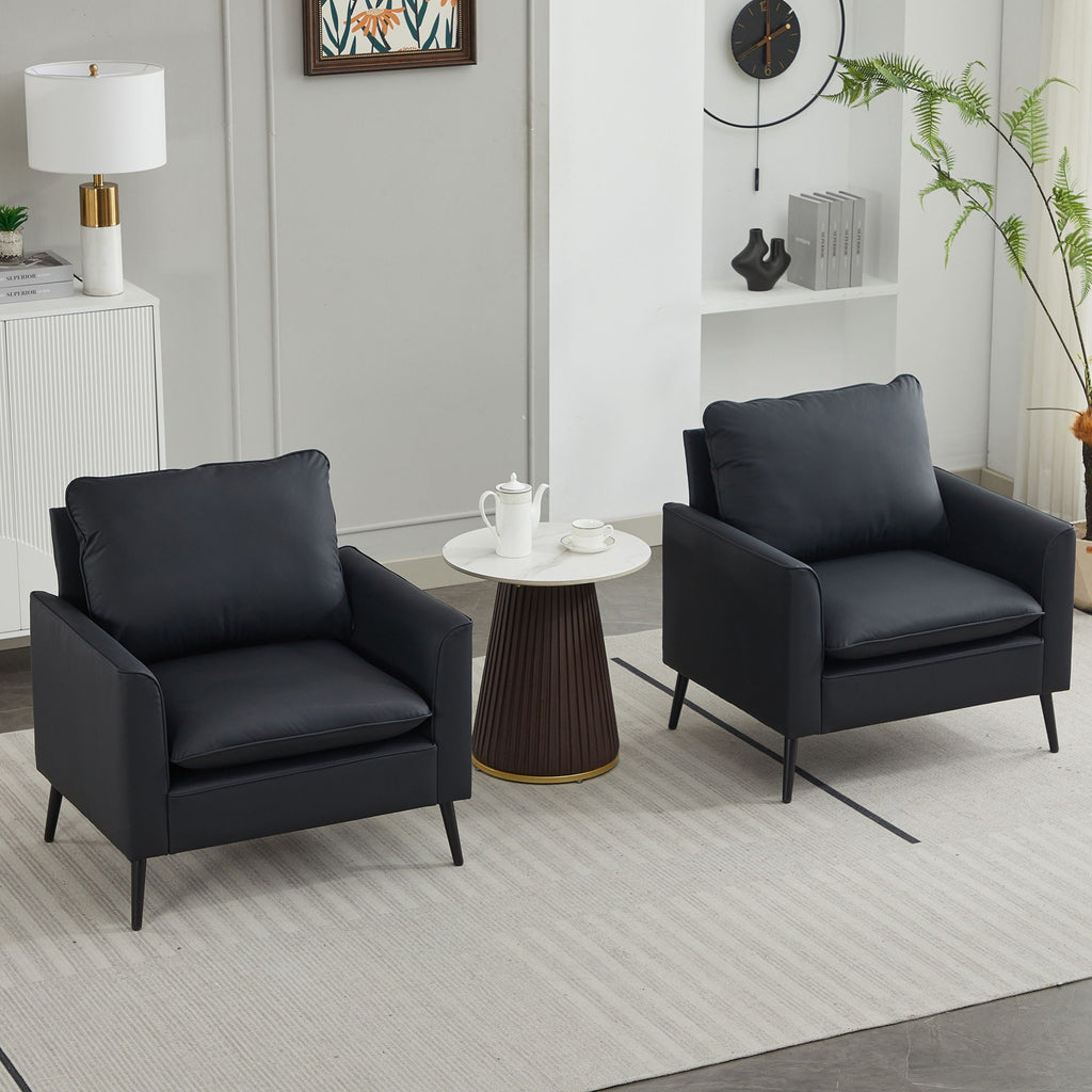 Nordic Retro Light Luxury Upholstered Sofa Chair