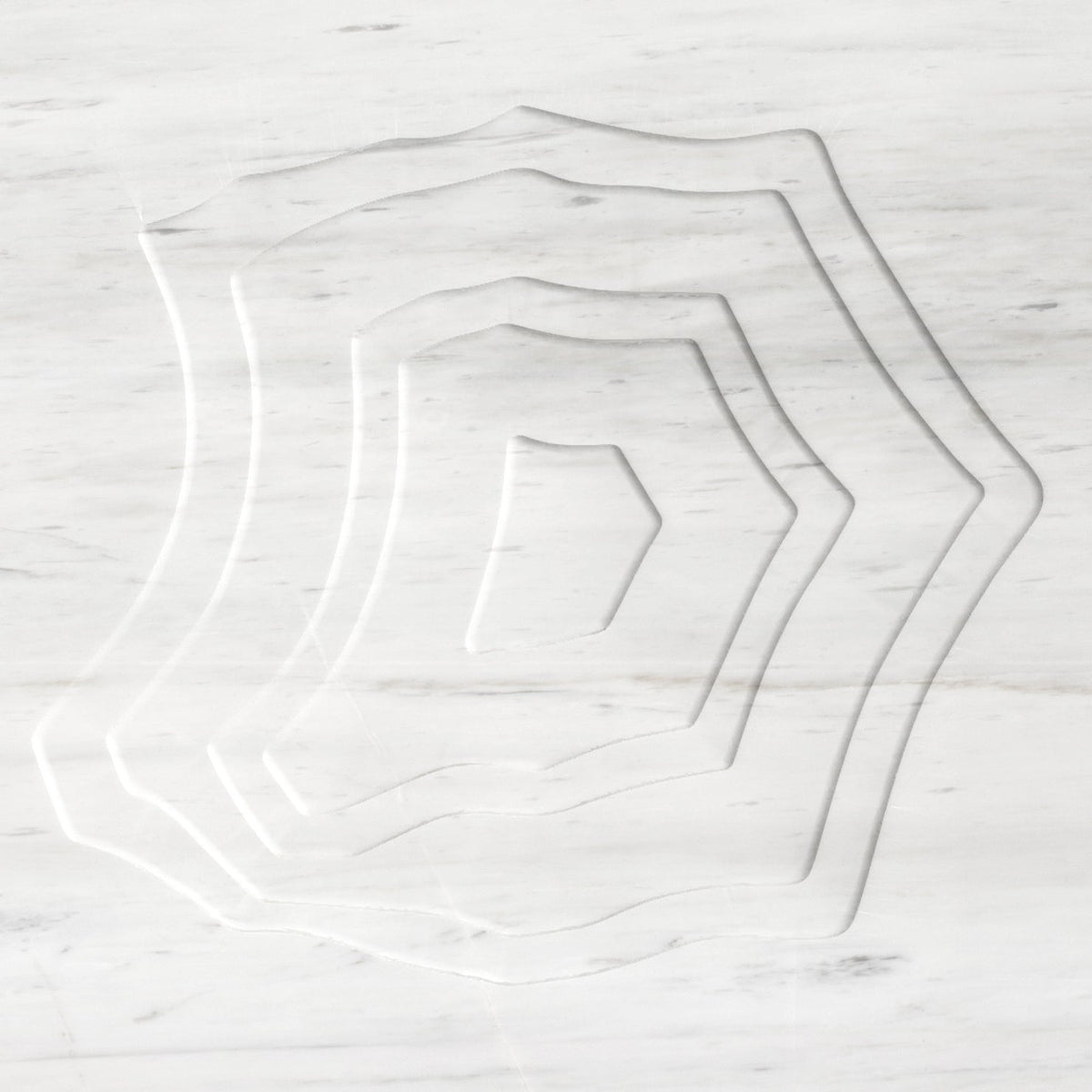 Bianco Dolomite White Marble Field Dimensional Stone MARIANA TRENCH Wall Tile - Livfloors Collection