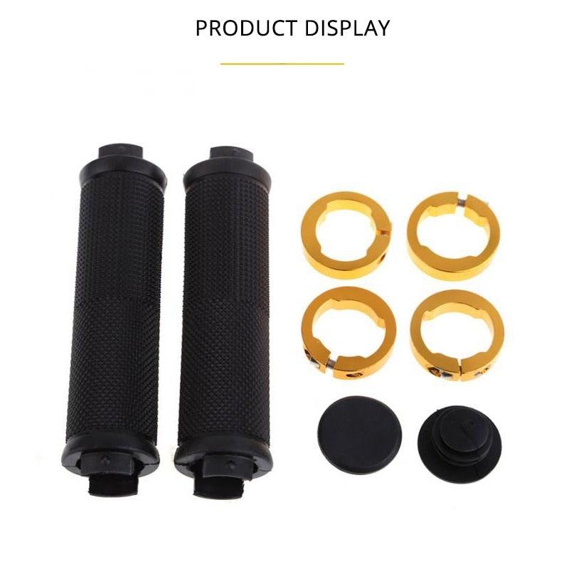 Bicycle Handlebar Grips Cycling Bicycle Accessories Non-Slip Bicycle Handlebar Grips Bike Handle Ergonomic Shockproof Bicycle Handle Grip With Adjustable Aluminum Lock For Mountain Bike