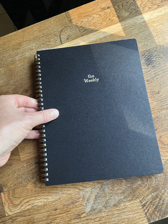 The Weekly Time Blocking Planner (undated)
