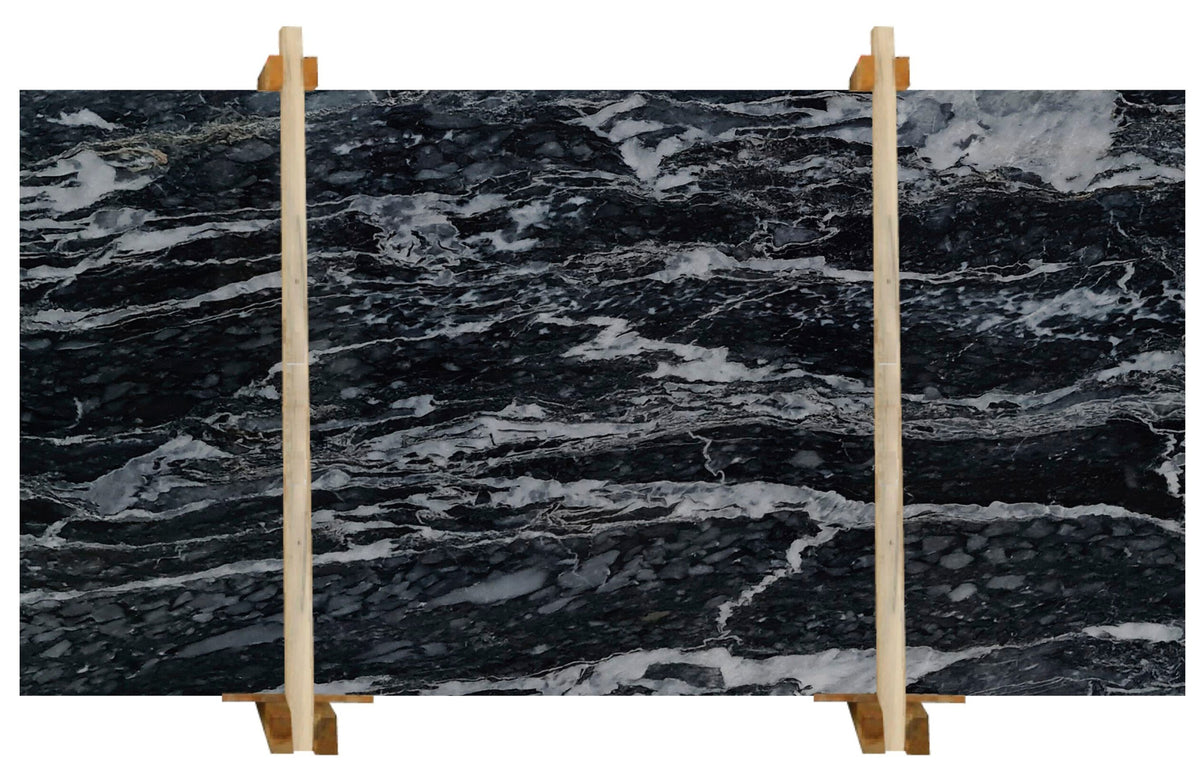 Black Leopard Bookmatching Marble Slabs Polished -Full Truckload