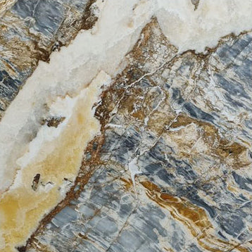 Blue Lagoon Dolomite Exotic Marble Polished Floor and Wall Tile - Large Format - Livfloors Collection