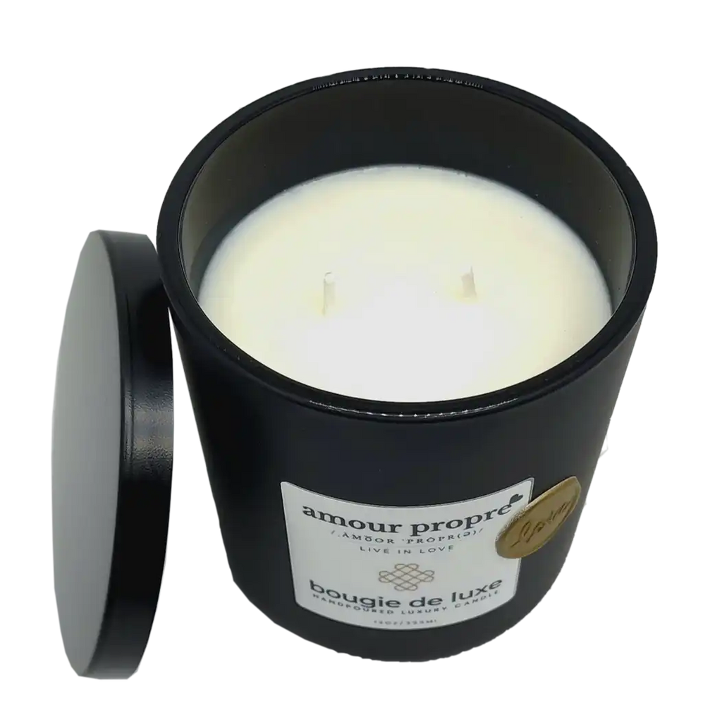 bougie de luxe handpoured Luxury Soy Candle - 12oz