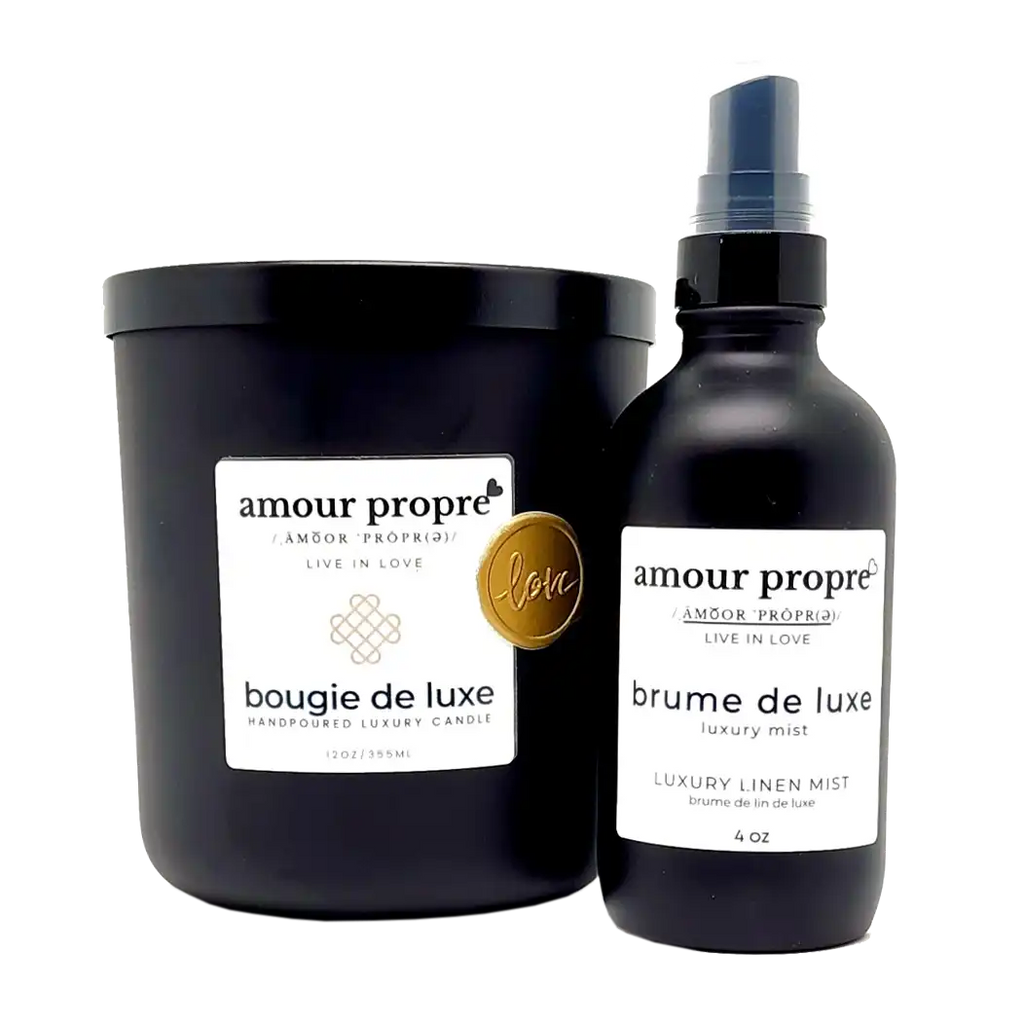 bougie de luxe handpoured Luxury Soy Candle - 12oz