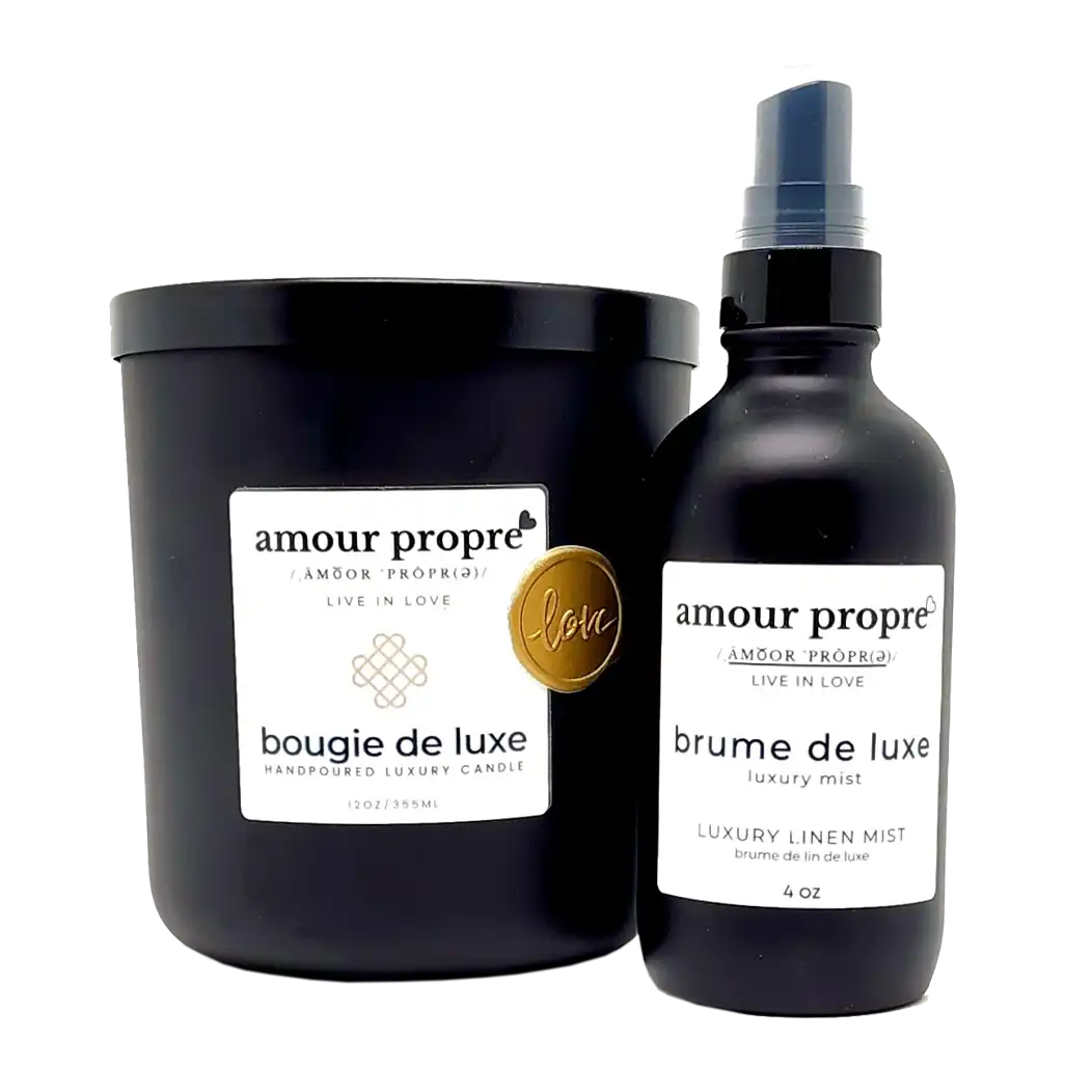 bougie de luxe handpoured Luxury Soy Candle - 12oz