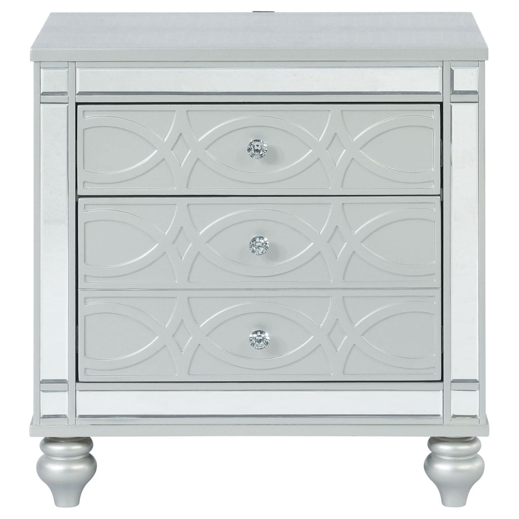 Menlo - 2 Drawer Nightstand - Gray