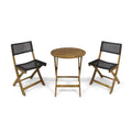 Ever Outdoor Dining Set with Dining Table and 2 Chairs