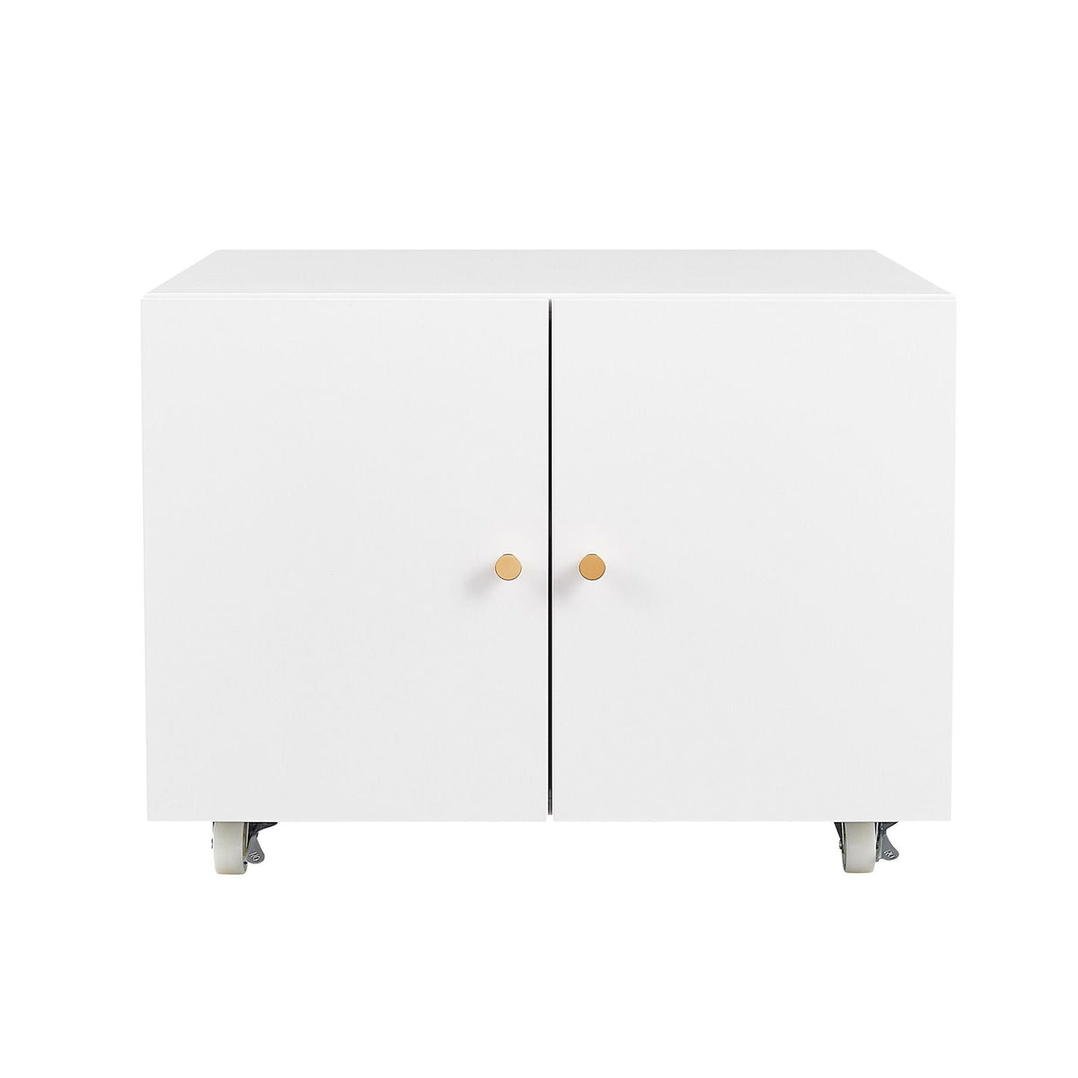 Office Furniture Copier Cabinet 2 Door Steel Copier Stand Mobile Pedestal File Printer Stand