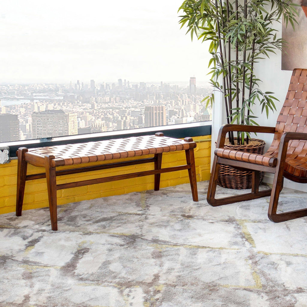 Cody - Bench - Brown / Tan
