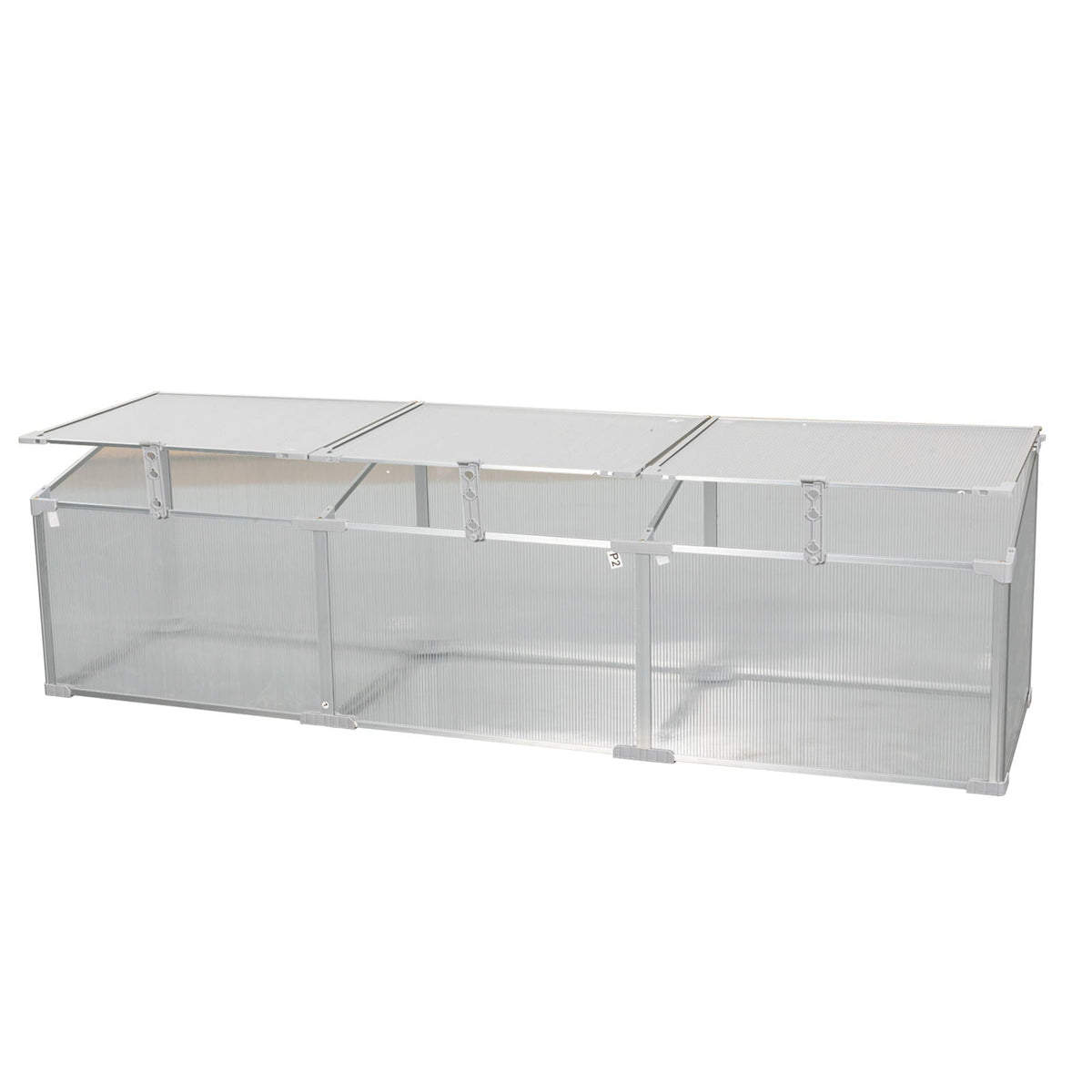 Polycarbonate Greenhouse For Outdoors In Winter - Silver