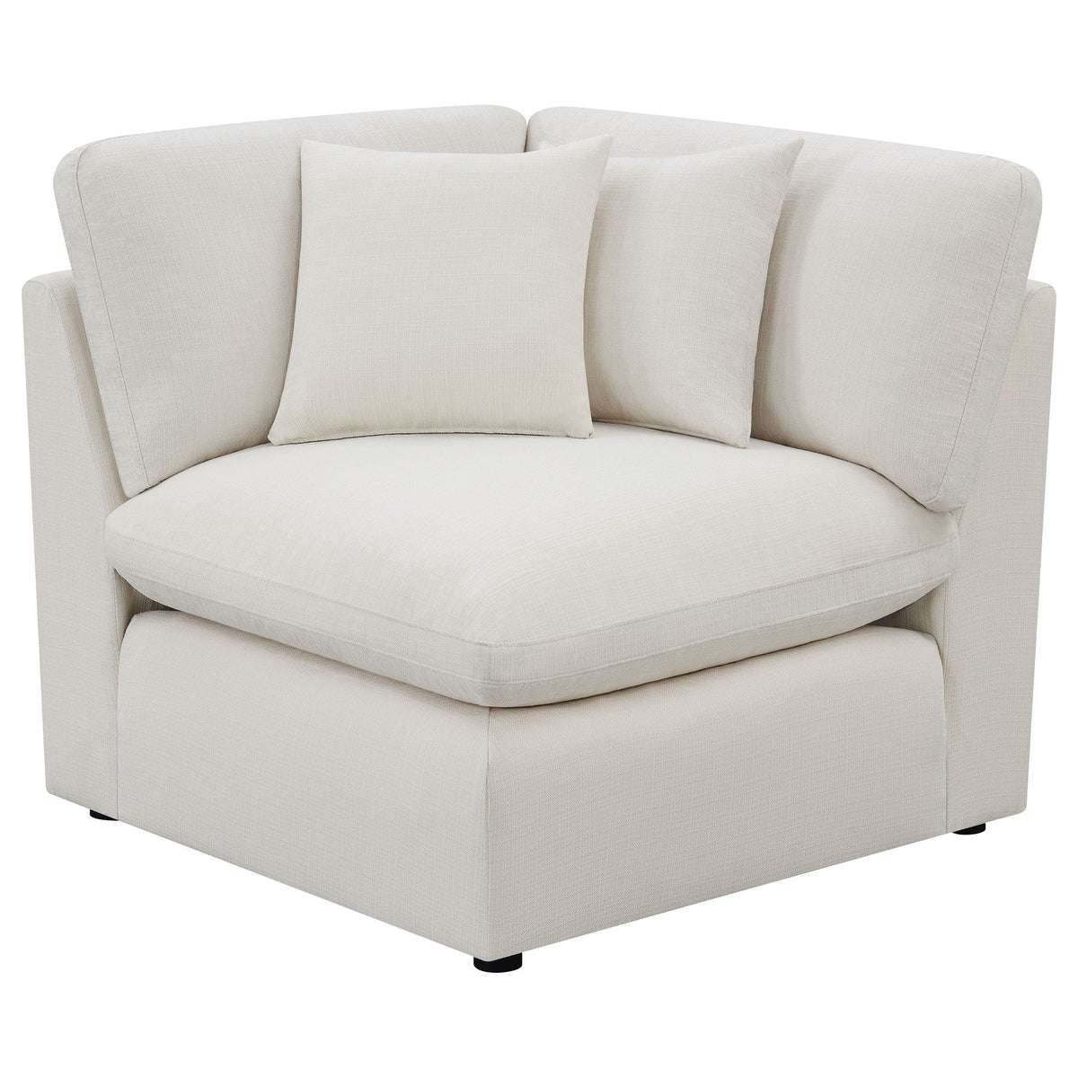 Greeley - 6 Piece Upholstered Modular Sectional Sofa - Ivory